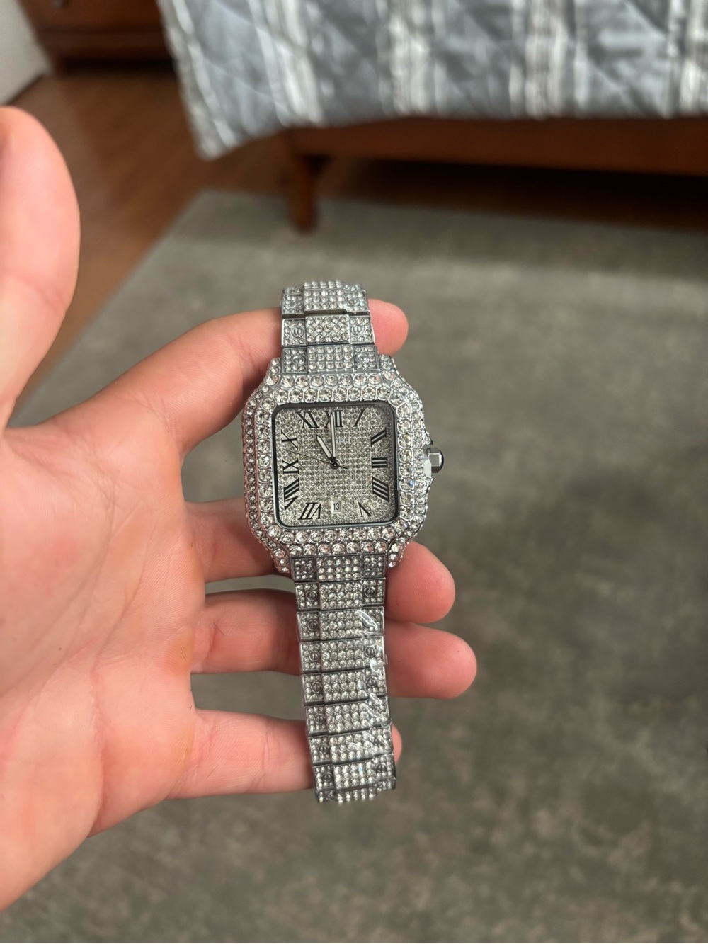 mens diamond watch
